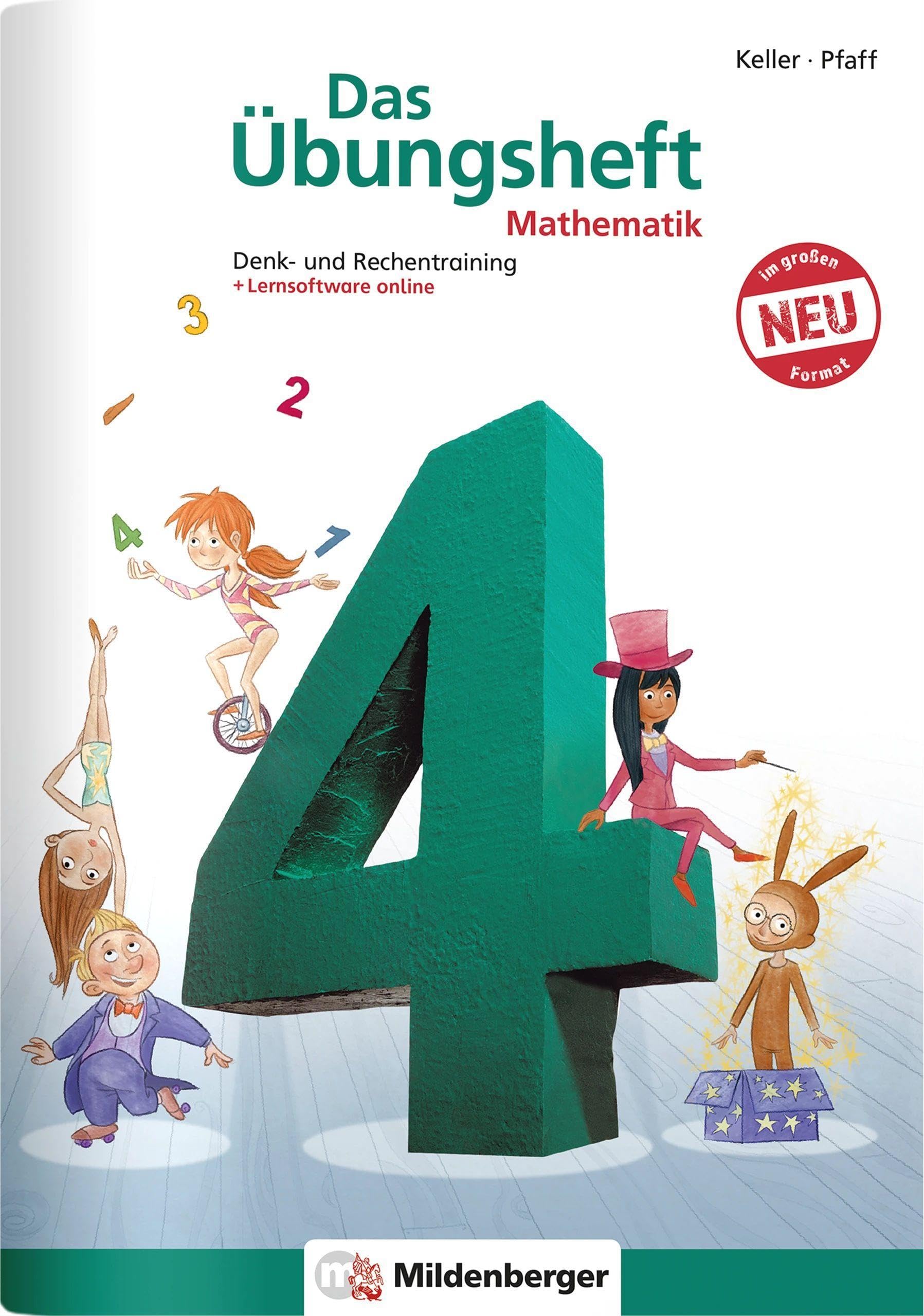 Das Übungsheft Mathematik 4 - DIN A4 Learning & Reference