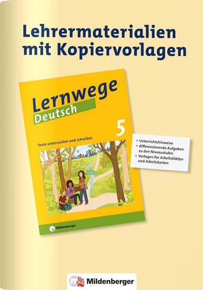 Lehrerservice zu „Texte untersuchen und schreiben 5“: Lernwege Deutsch – Lehrerservice für die Sekundarstufe 1 (Lernwege Deutsch: Arbeitshefte und Lehrerservice für die Sekundarstufe 1) Learning & Reference