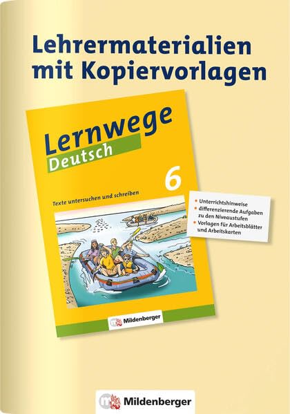 Lehrerservice zu „Texte untersuchen und schreiben 6“: Lernwege Deutsch – Lehrerservice für die Sekundarstufe 1 (Lernwege Deutsch: Arbeitshefte und Lehrerservice für die Sekundarstufe 1) Learning & Reference