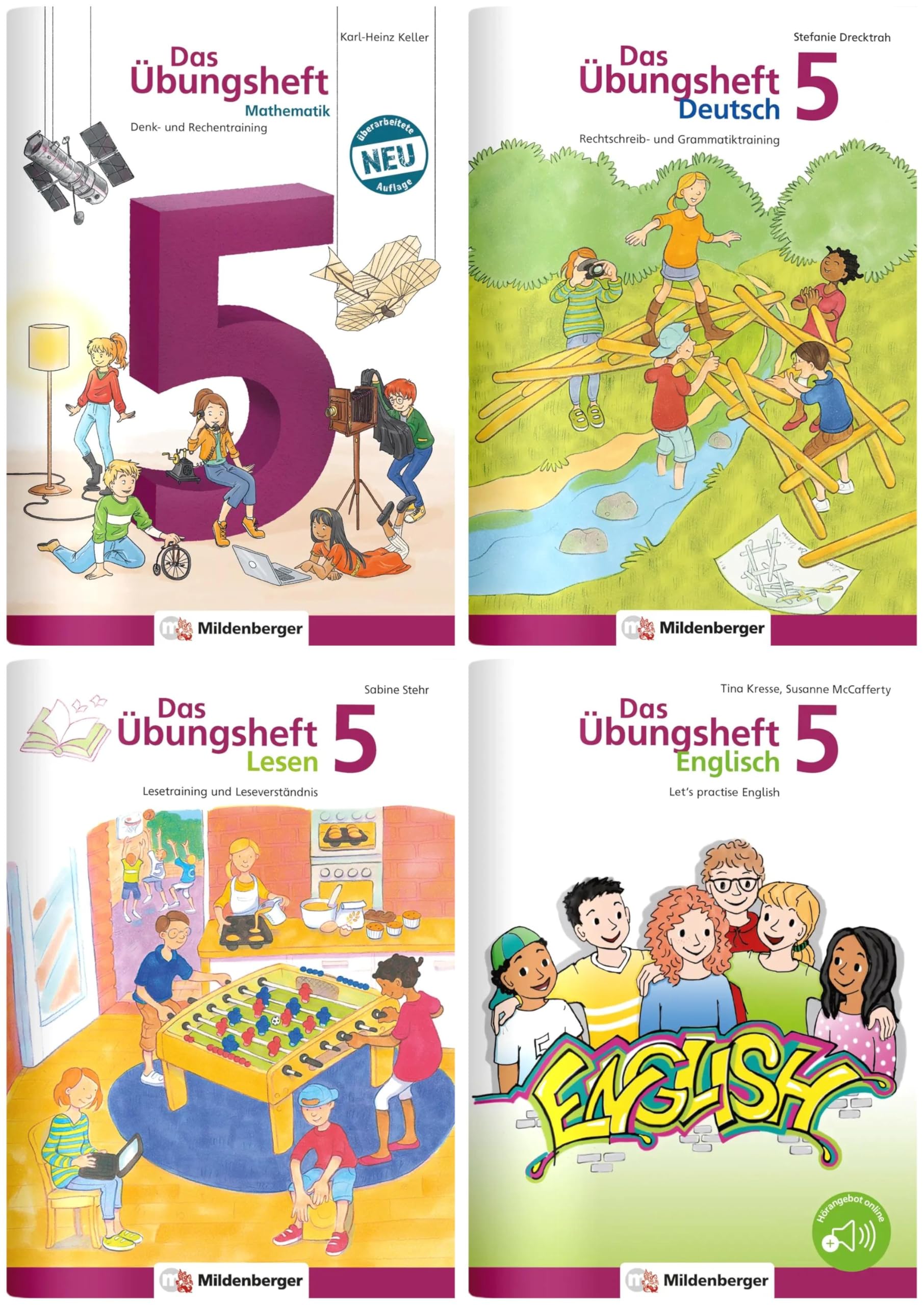 Sicher ins 6. Schuljahr - Rechnen - Schreiben - Lesen - Grammatik - Englisch · Klasse 5/ 4 versch. Bände Foreign Languages ​​& Dictionaries