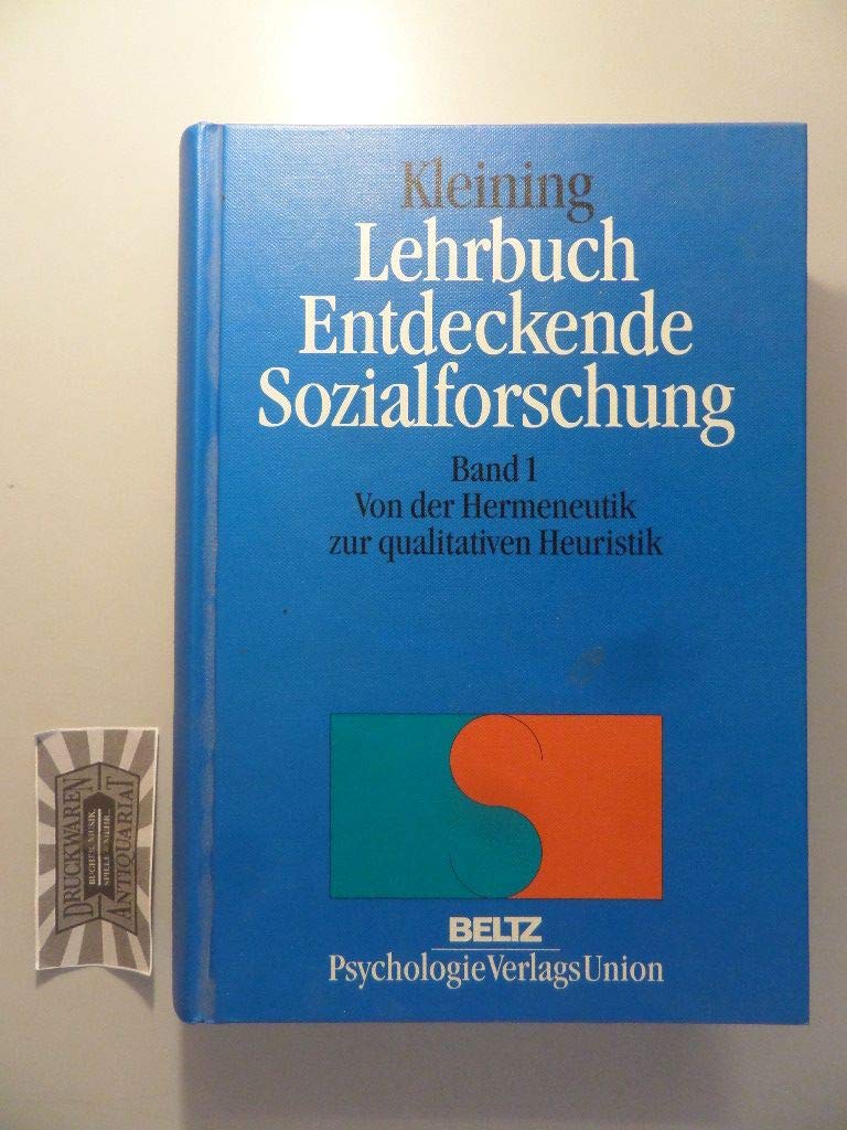 Lehrbuch Entdeckende Sozialforschung Social Sciences