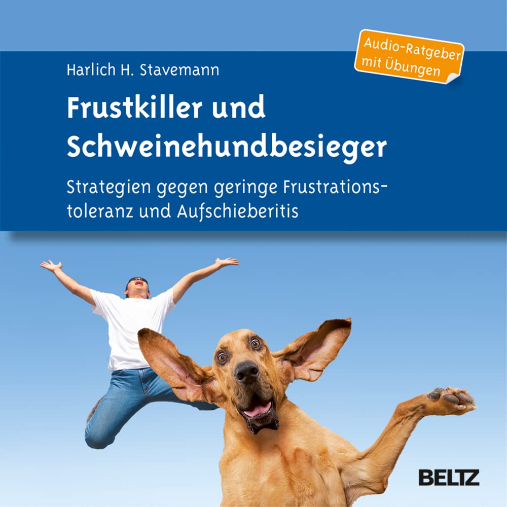 Frustkiller und Schweinehundbesieger: Strategien gegen geringe Frustrationstoleranz und Aufschieberitis. Audio-Ratgeber mit Übungen. Gesprochen von Markus Hoffmann. 1 CD. Laufzeit 79 Minuten. Psychology