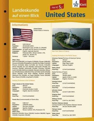 United States (Landeskunde auf einen Blick) Study Guides