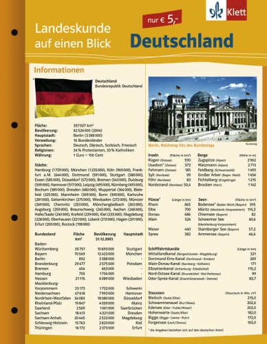 Deutschland (Landeskunde auf einen Blick) Study Guides