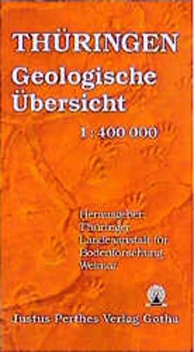 Thüringen: Geologische Übersichtskarte. 1:400000 Leisure, Home & Garden