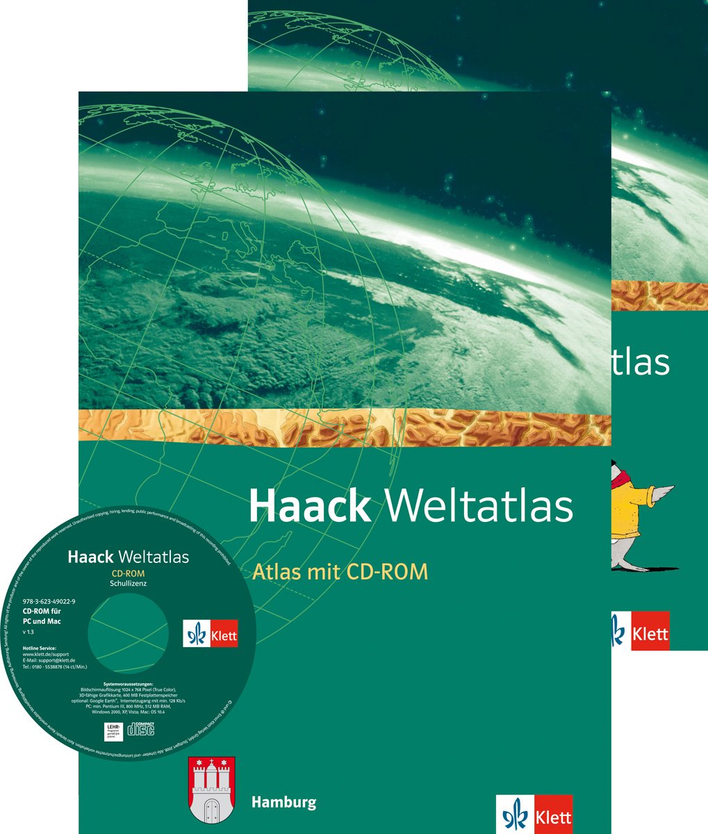 Haack Weltatlas. Ausgabe Hamburg Sekundarstufe I: Atlas mit CD-ROM und Arbeitsheft Kartenlesen Klasse 5-10 Leisure, Home & Garden