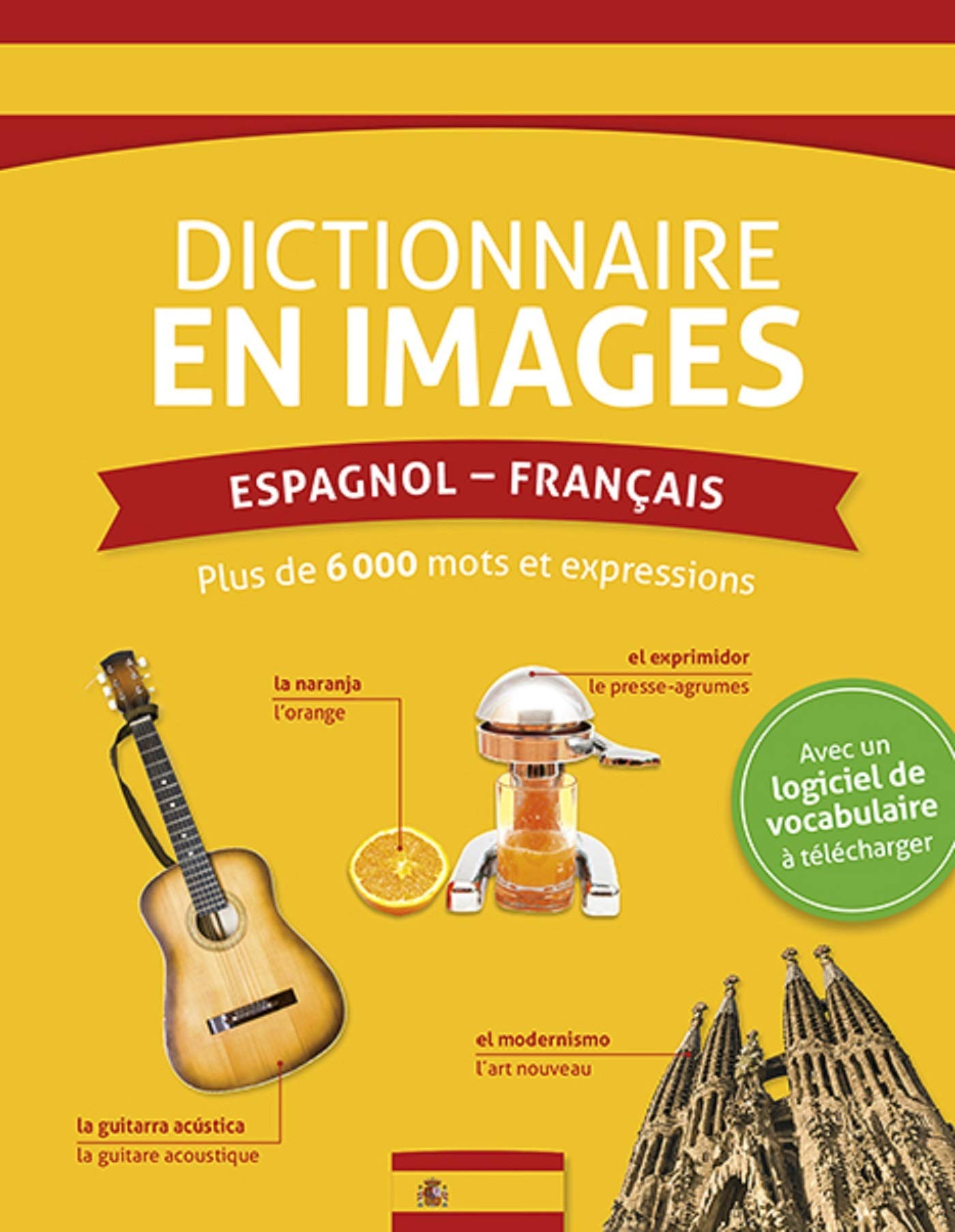 Dictionnaire en images Espagnol-Français: Avec un logiciel de vocabulaire à télécharger Books