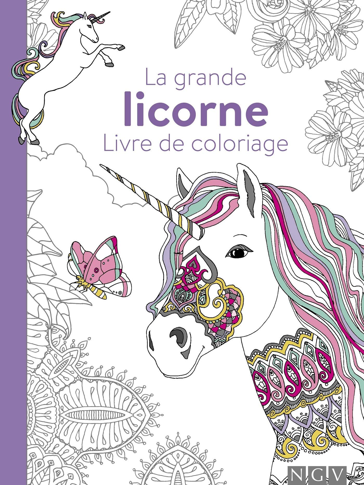 La grande licorne: Livre de coloriage book