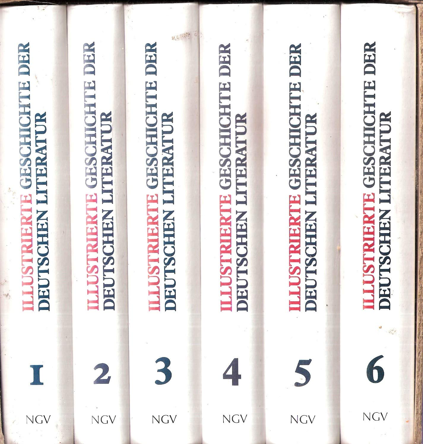 Illustrierte Geschichte der deutschen Literatur in sechs Bänden. (6 Bände im Schuber) Books