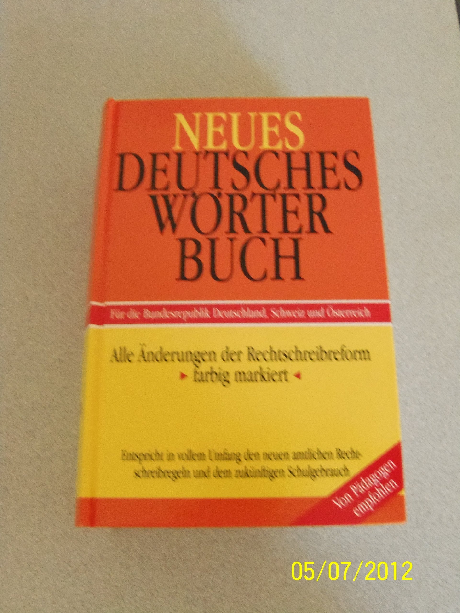 Neues deutsches Wörterbuch General education