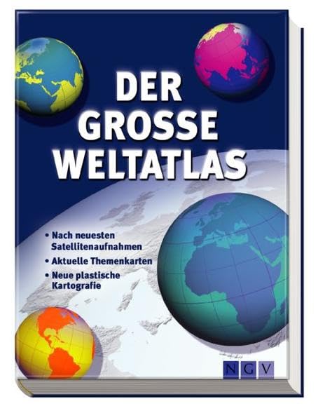 Der grosse Weltatlas: Nach neuesten Satellitenaufnahmen. Aktuelle Themenkarten. Neue plastische Kartografie Leisure, Home & Garden