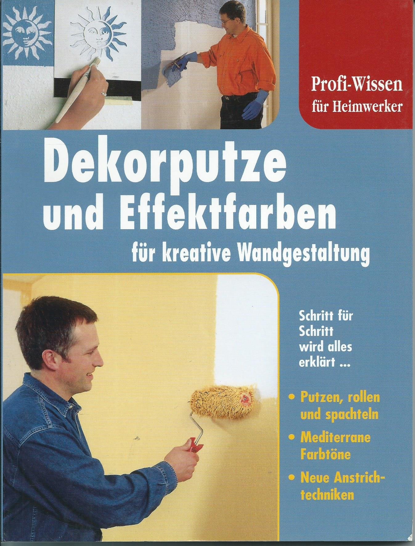 Dekorputze und Effektfarben für kreative Wandgestaltung Profi-Wissen für Heimwerker Books
