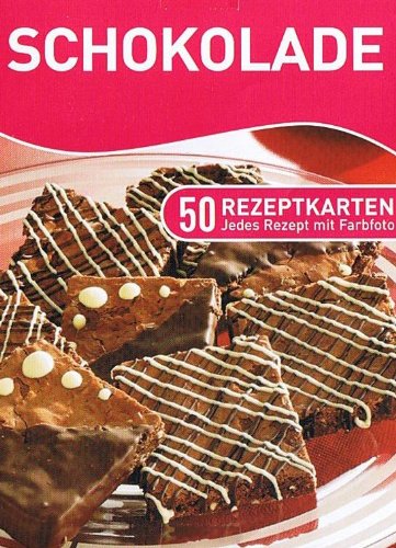 Schokolade: 50 Rezeptkarten - Jedes Rezept mit Farbfoto (Metallbox mit 50 Karten) Books