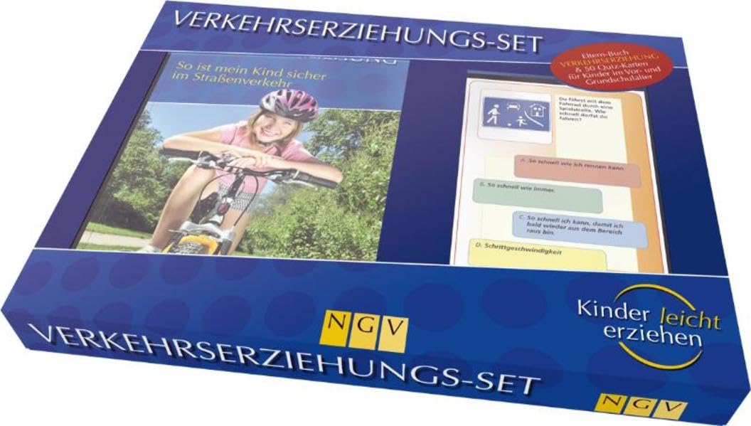 Verkehrserziehungs-Set: So ist mein Kind sicher im Straßenverkehr. Box mit Buch + 50 Übungskarten: So ist mein Kind sicher im Straßenverkehr. Box mit ... und Grundschulalter (Kinder /leicht erziehen) Self-help