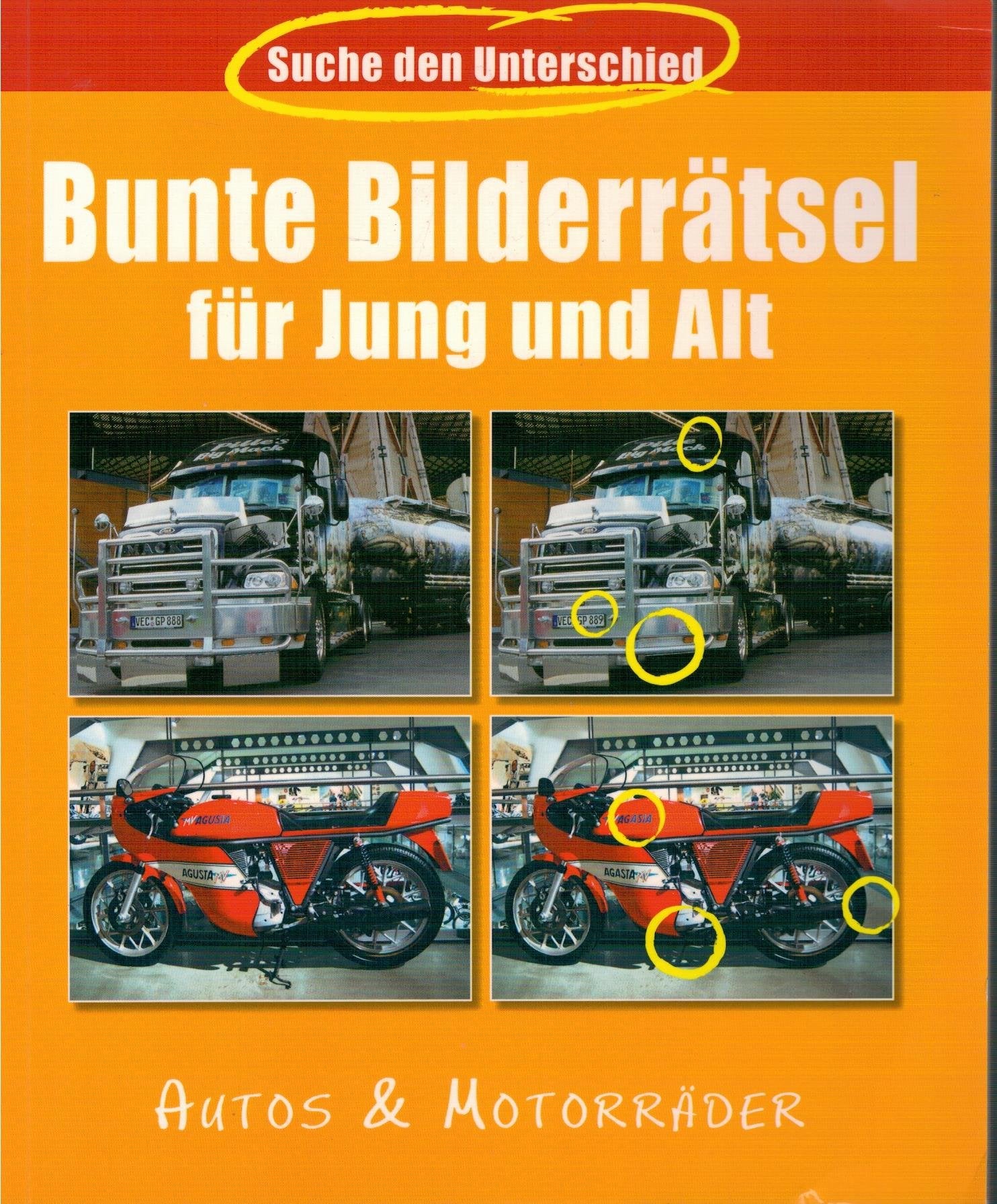 Suche den Unterschied - 120 Bilderrätsel Autos & Motorräder Leisure & Fun