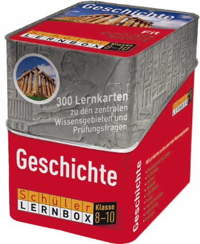Schüler-Lernbox Geschichte Klasse 8-10: 300 Lernkarten zu den zentralen Wissensgebieten und Prüfungsfragen Study Guides