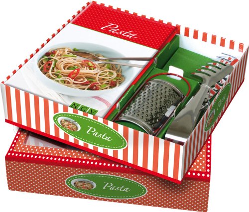 Buch-Box Pasta: Rezeptbuch + Parmesanreibe und Spaghettizange: Köstliche Pasta Cooking & Enjoying