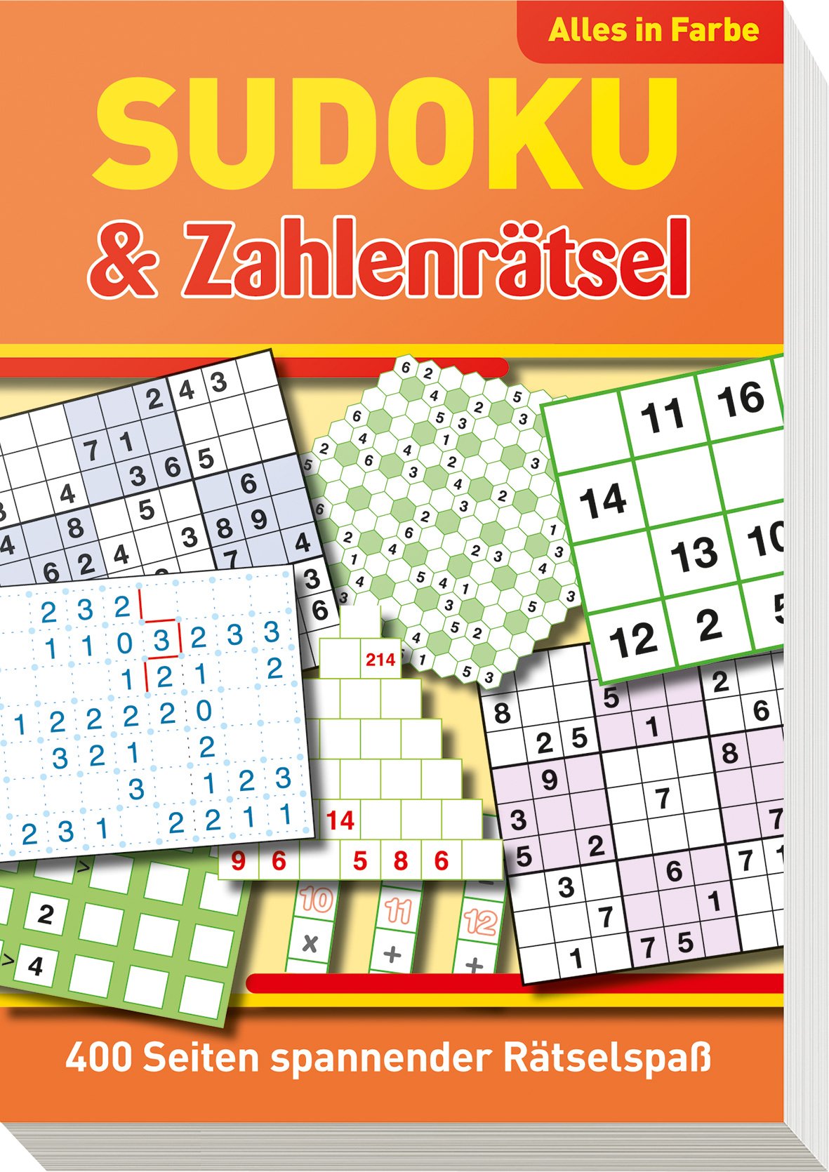 Sudoku & Zahlenrätsel: 400 Seiten spannender Rätselspaß - Alles in Farbe Leisure & Fun