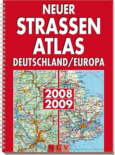 Neuer Straßenatlas Deutschland/Europa 2008/2009 Maps & Plans