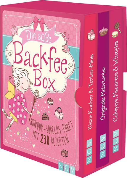 Die süße Backfee-Box (3 Bücher im Schmuckschuber): Rundum-Sorglos-Paket mit 230 Rezepten book