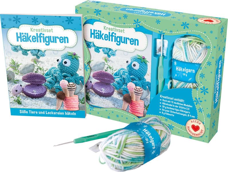 Kreativset Häkelfiguren - Süße Tiere und Leckereien häkeln: Set mit Anleitungsbuch und Material für 1 Modell Lifestyle