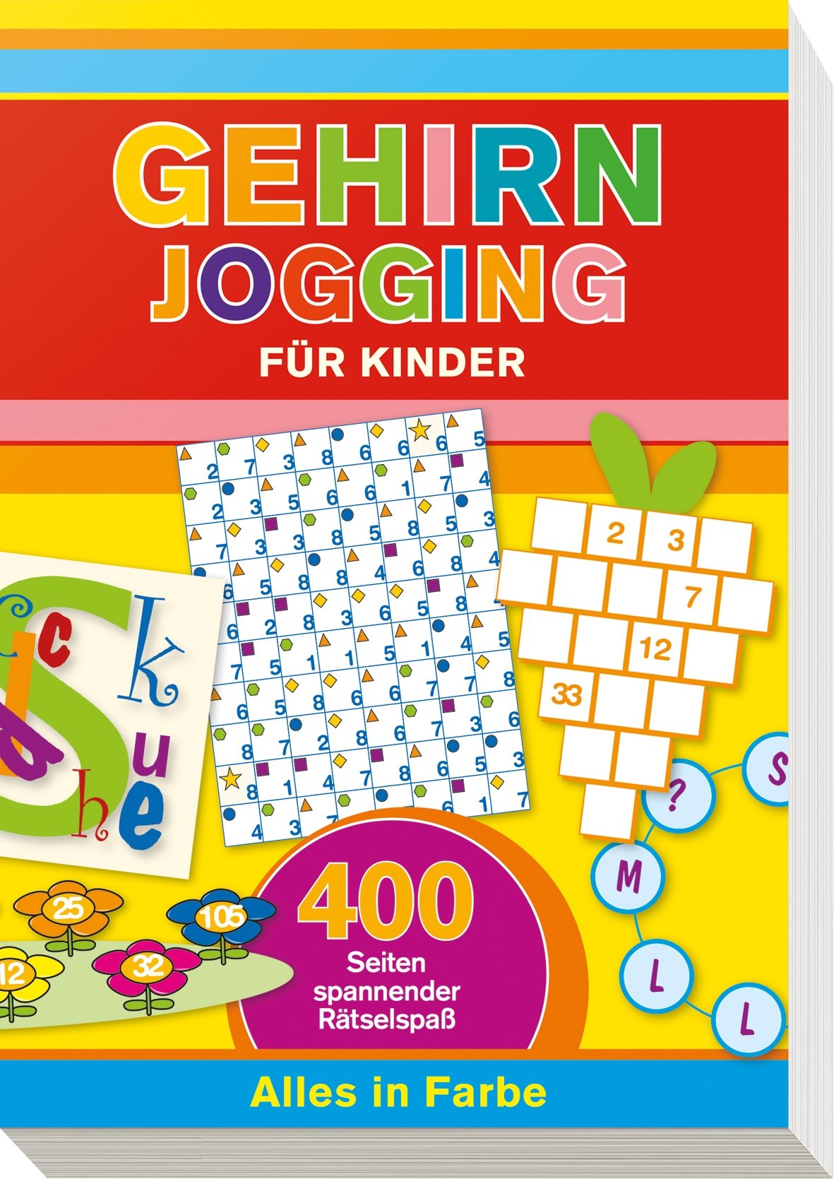 Gehirnjogging für Kinder: 400 Seiten Rätselspaß für schlaue Köpfe - Alles in Farbe Lifestyle