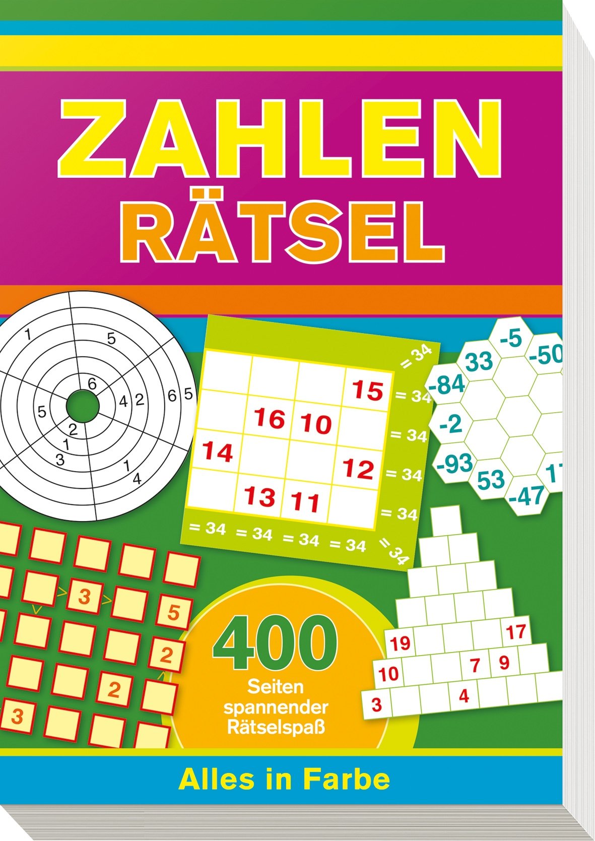 Zahlenrätsel: 400 Seiten spannender Rätselspaß - Alles in Farbe Leisure & Fun
