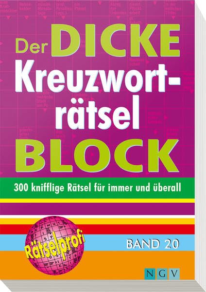 Der dicke Kreuzworträtsel-Block Band 20 Leisure & Fun