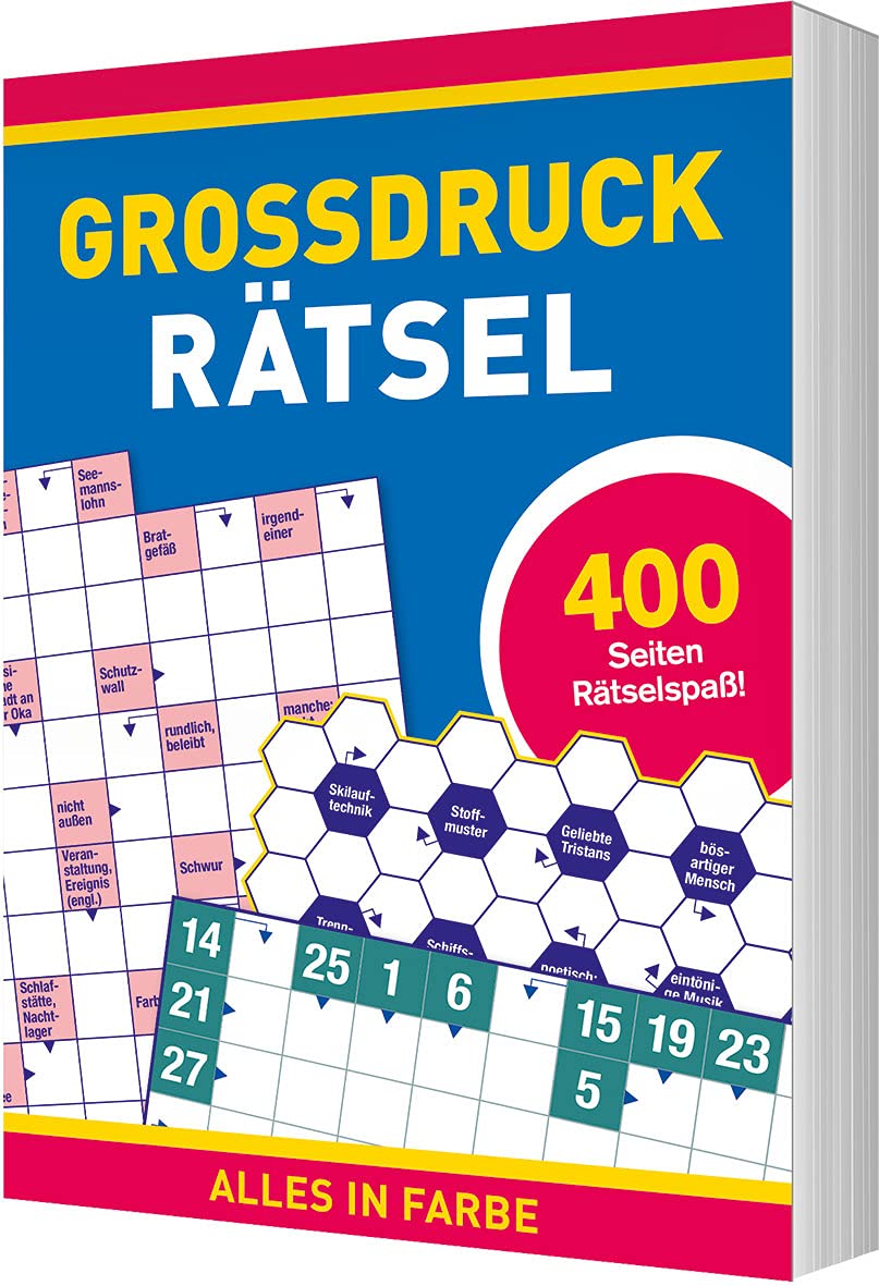 Großdruck-Rätsel: 400 Seiten Rätselspaß in großer Schrift Business, Finance & Career