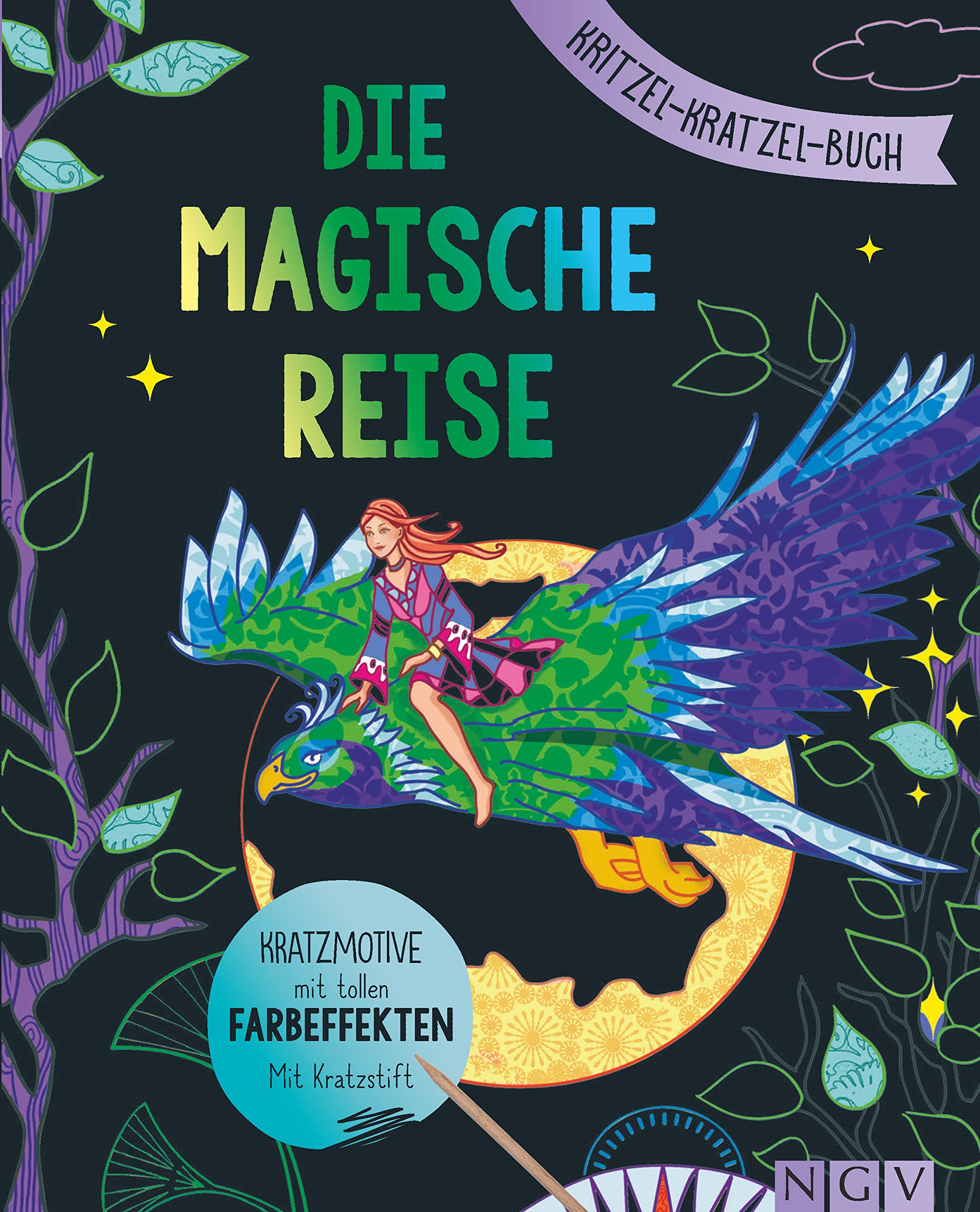 Die magische Reise - Kritzel-Kratzel-Buch mit Bambus-Stick Film, Art & Culture