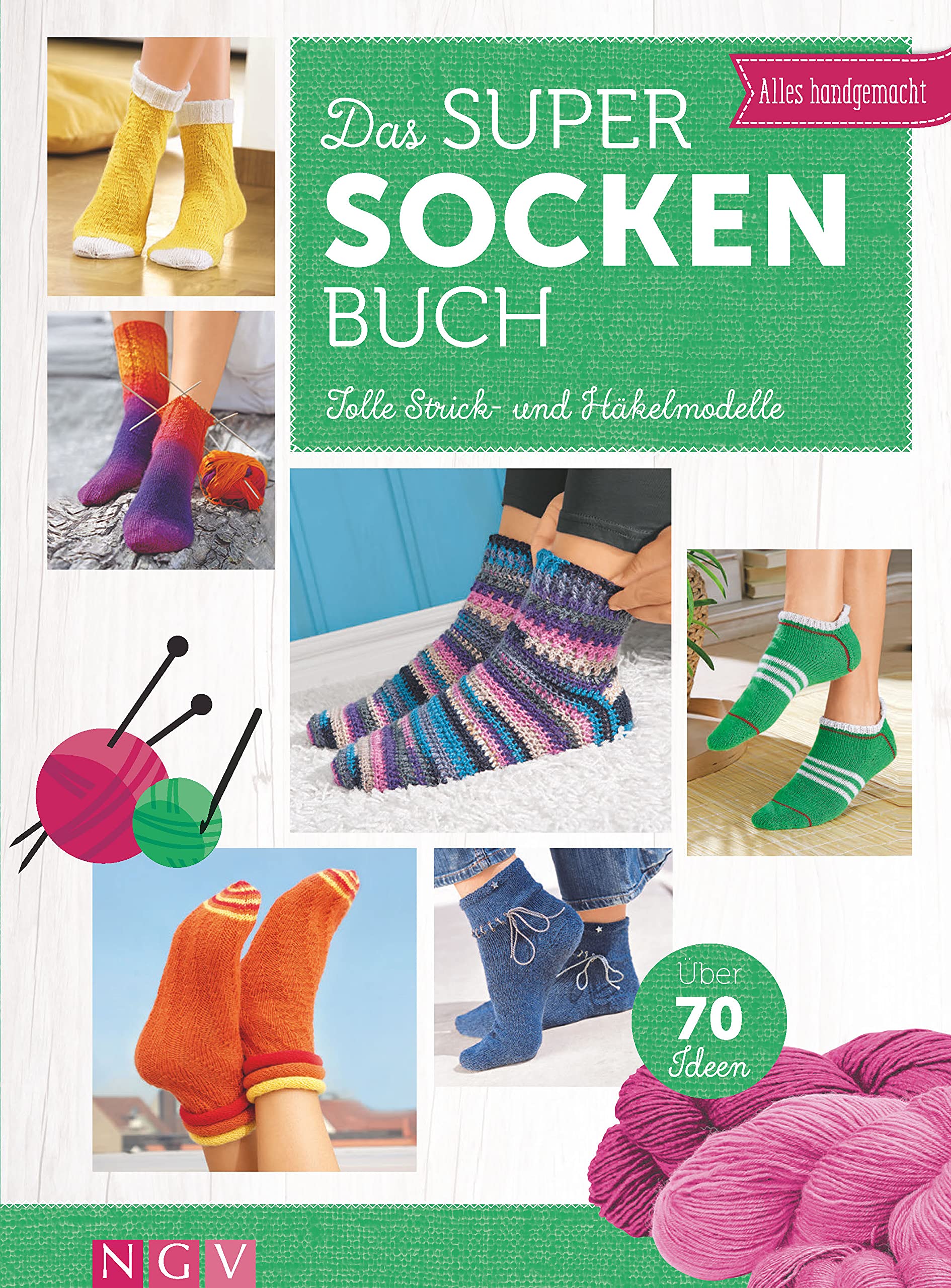 Das Super-Socken-Buch: Tolle Strick- und Häkelmodelle. Über 70 Ideen Hobbies & Crafts
