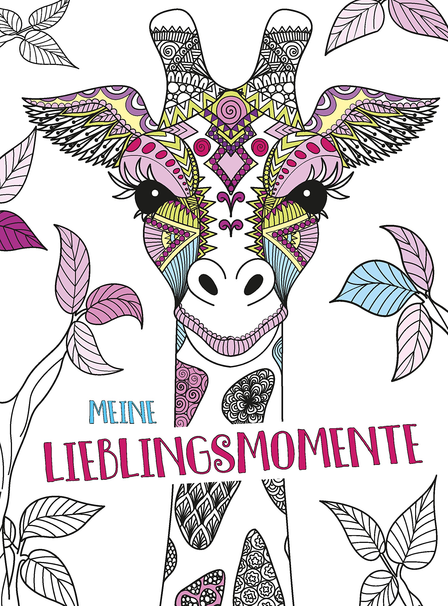 Meine Lieblingsmomente - Eintragbuch mit Ausmalmotiven: Mit 126 Stickern, 2 Lesezeichen, integrierter Falttasche und Panorama-Ausmalbildern Lifestyle