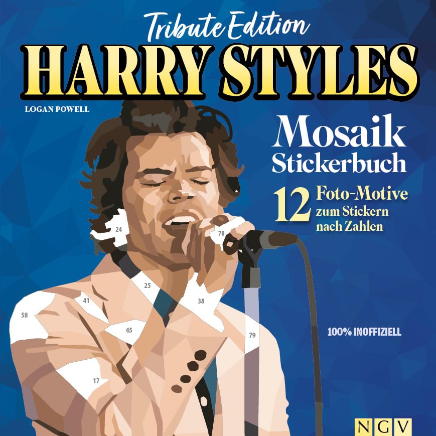 Tribute Edition Harry Styles Mosaik Stickerbuch Film, Art & Culture