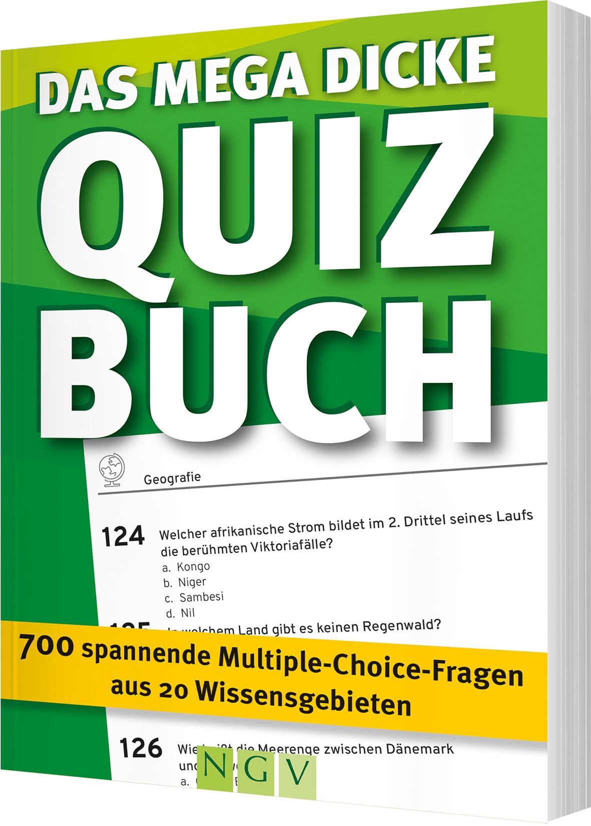 Das mega dicke Quizbuch (grün): 700 spannende Fragen aus 20 Wissensgebieten Leisure & Fun