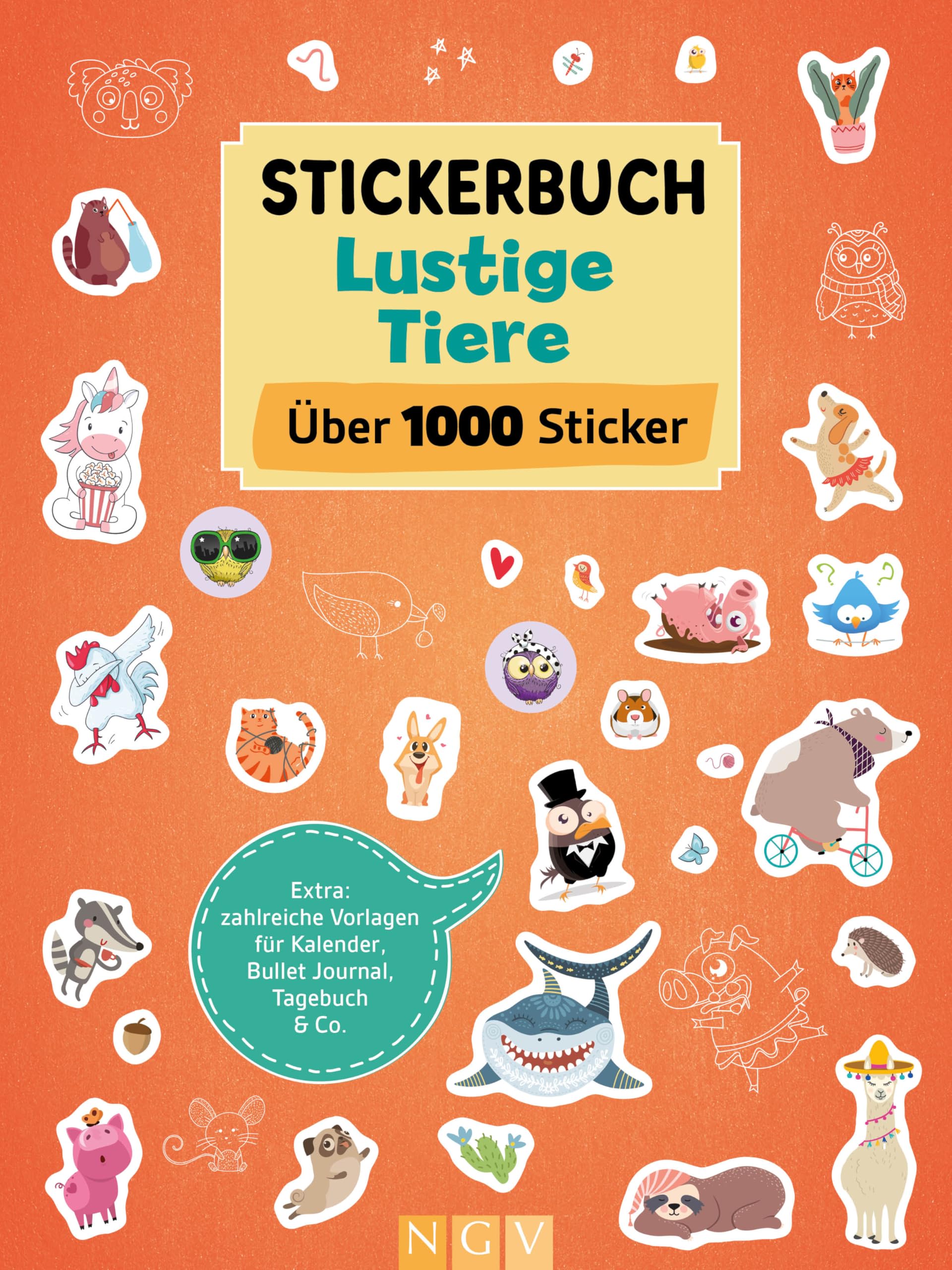 Stickerbuch Lustige Tiere  I Über 1000 Sticker Parents & Children