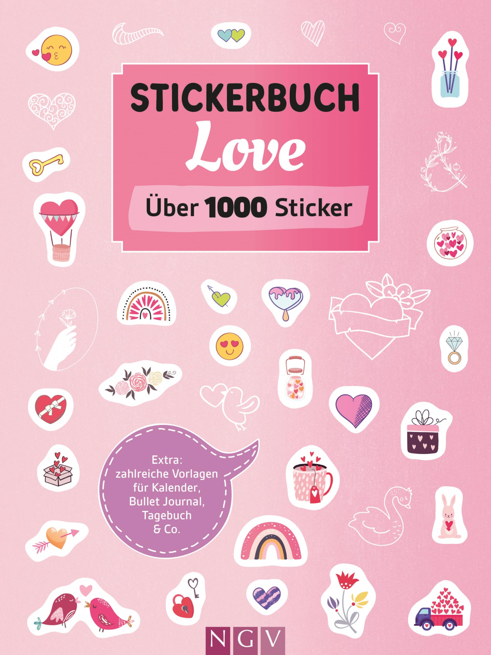 Stickerbuch Love  I Über 1000 Sticker Parents & Children