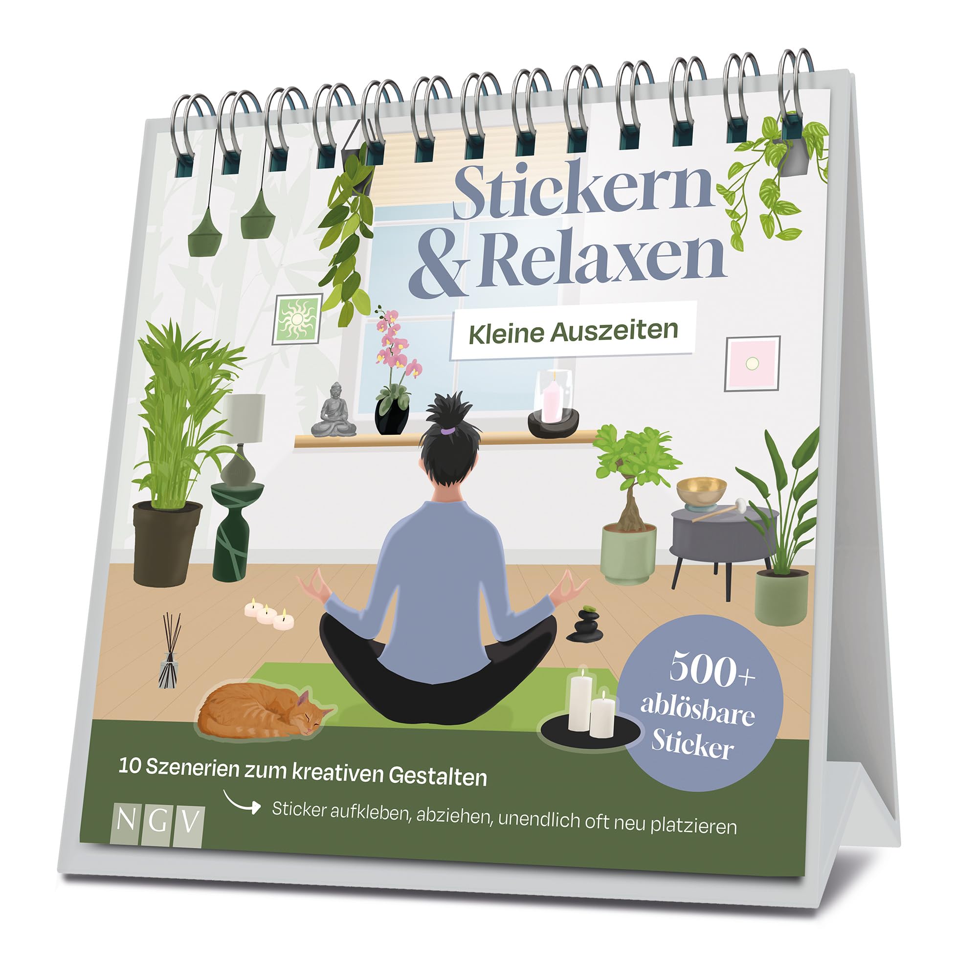 Kleine Auszeiten - Stickern & Relaxen Hobbies & Crafts