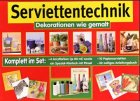 Servietten-Technik. Dekorationen wie gemalt - Servietten ausschneiden, aufkleben und lackieren Hobbies & Crafts