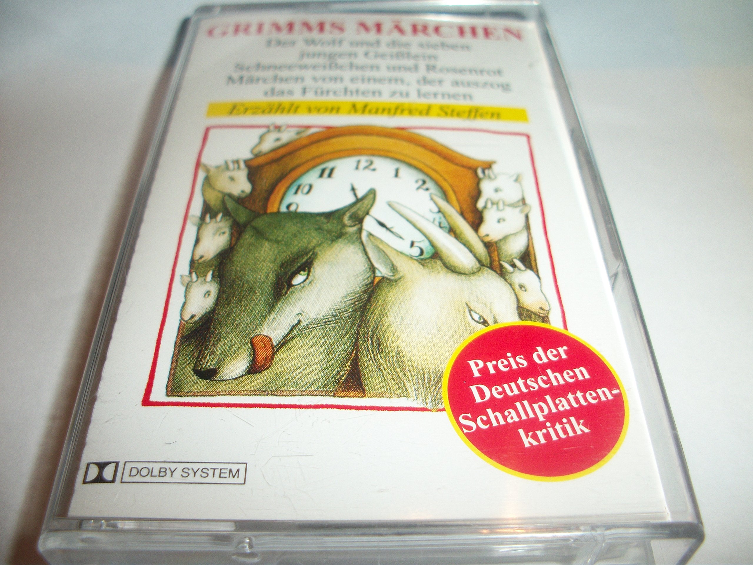 Grimms Märchen - Der Wolf und die sieben jungen Geisslein /Schneeweisschen und Rosenrot /Märchen von einem, der auszog das Fürchten zu lernen Books