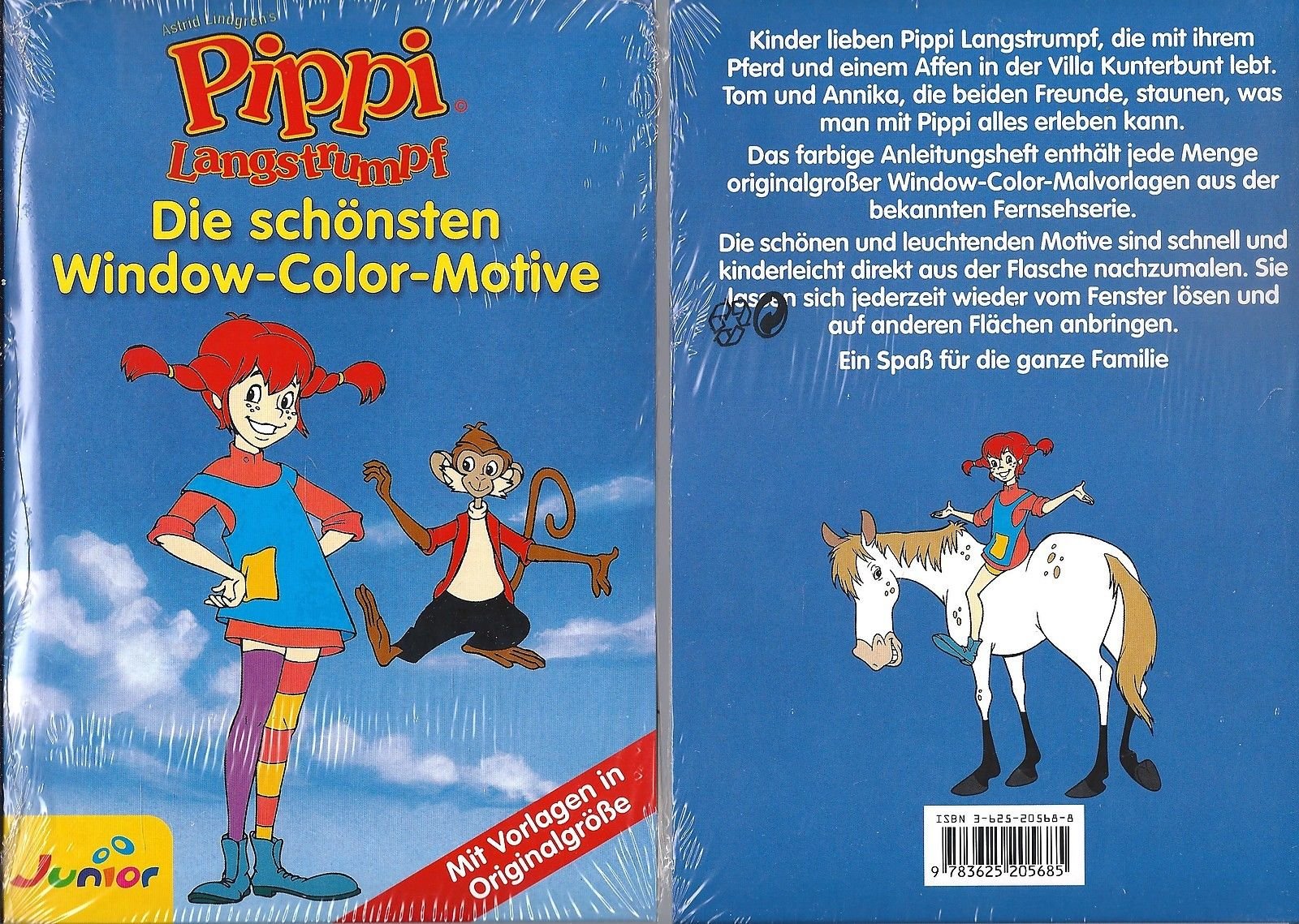 Pippi Langstrumpf - Die schönsten Window-Color-Motive (Mit Vorlagen in Originalgröße) Books