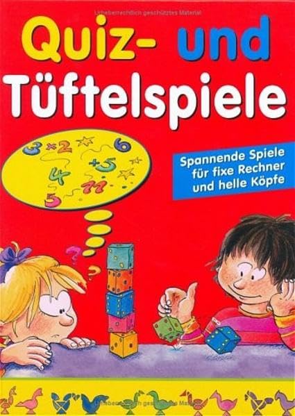 Quiz- und Tüftelspiele: Spannende Spiele für fixe Rechner und helle Köpfe Books
