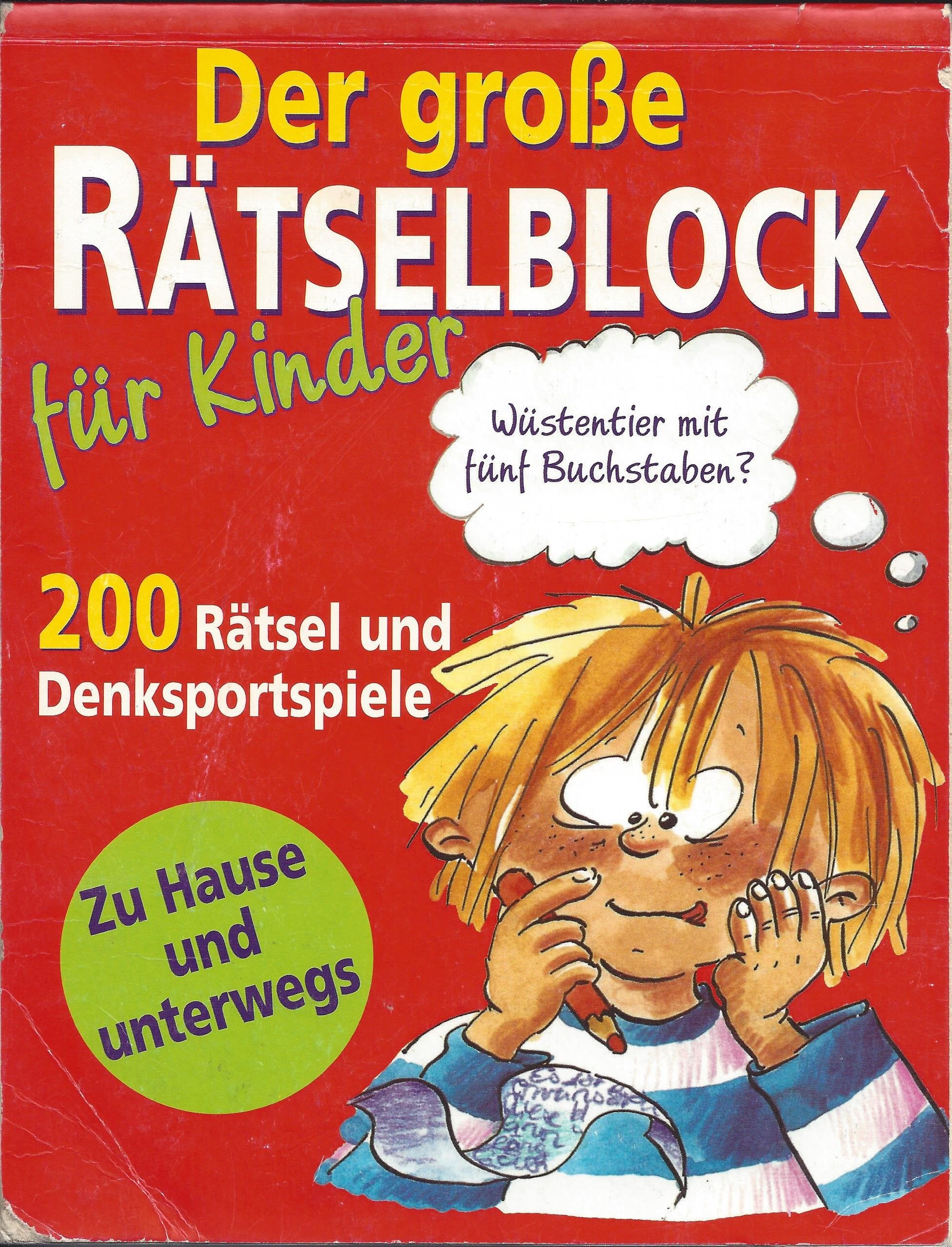 Product Image: Der grosse Rätselblock für Kinder