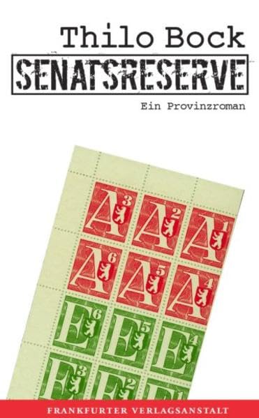 Product Image: Senatsreserve: Ein Provinzroman