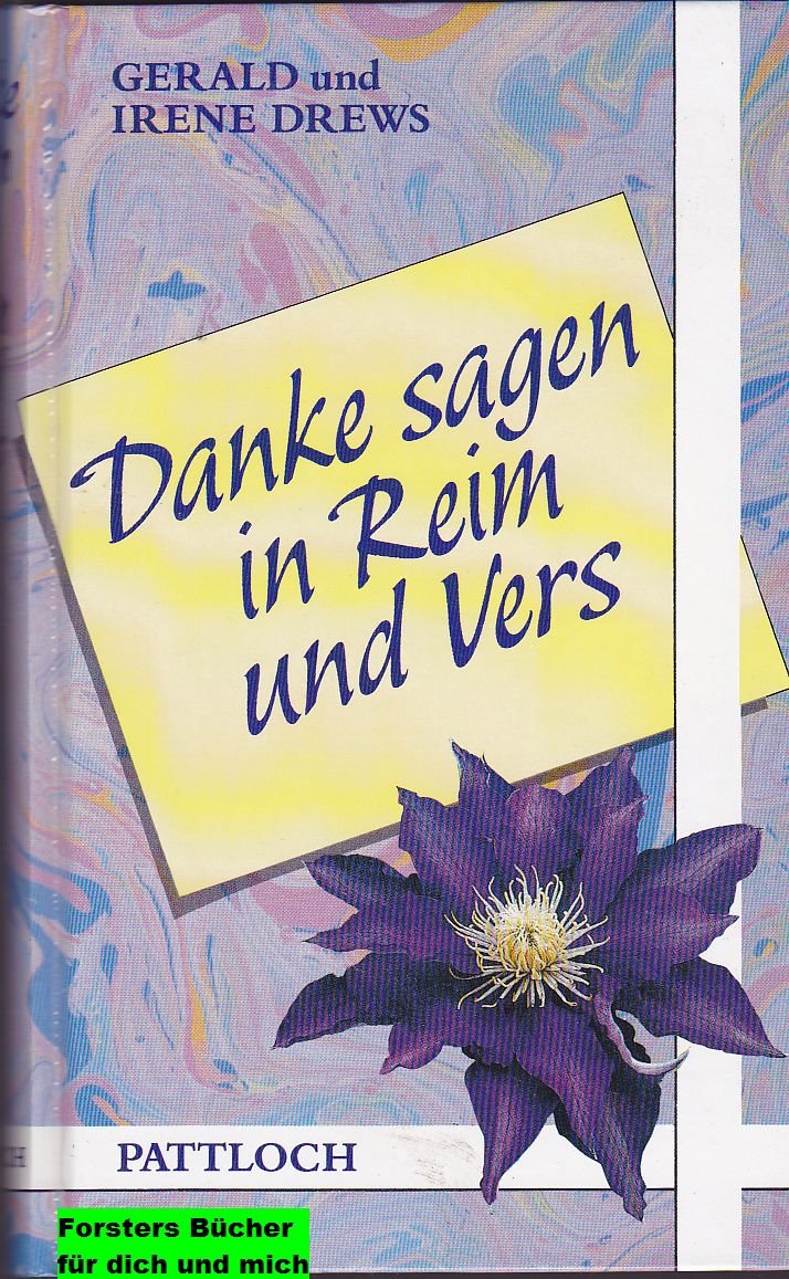 Danke sagen in Reim und Vers Books