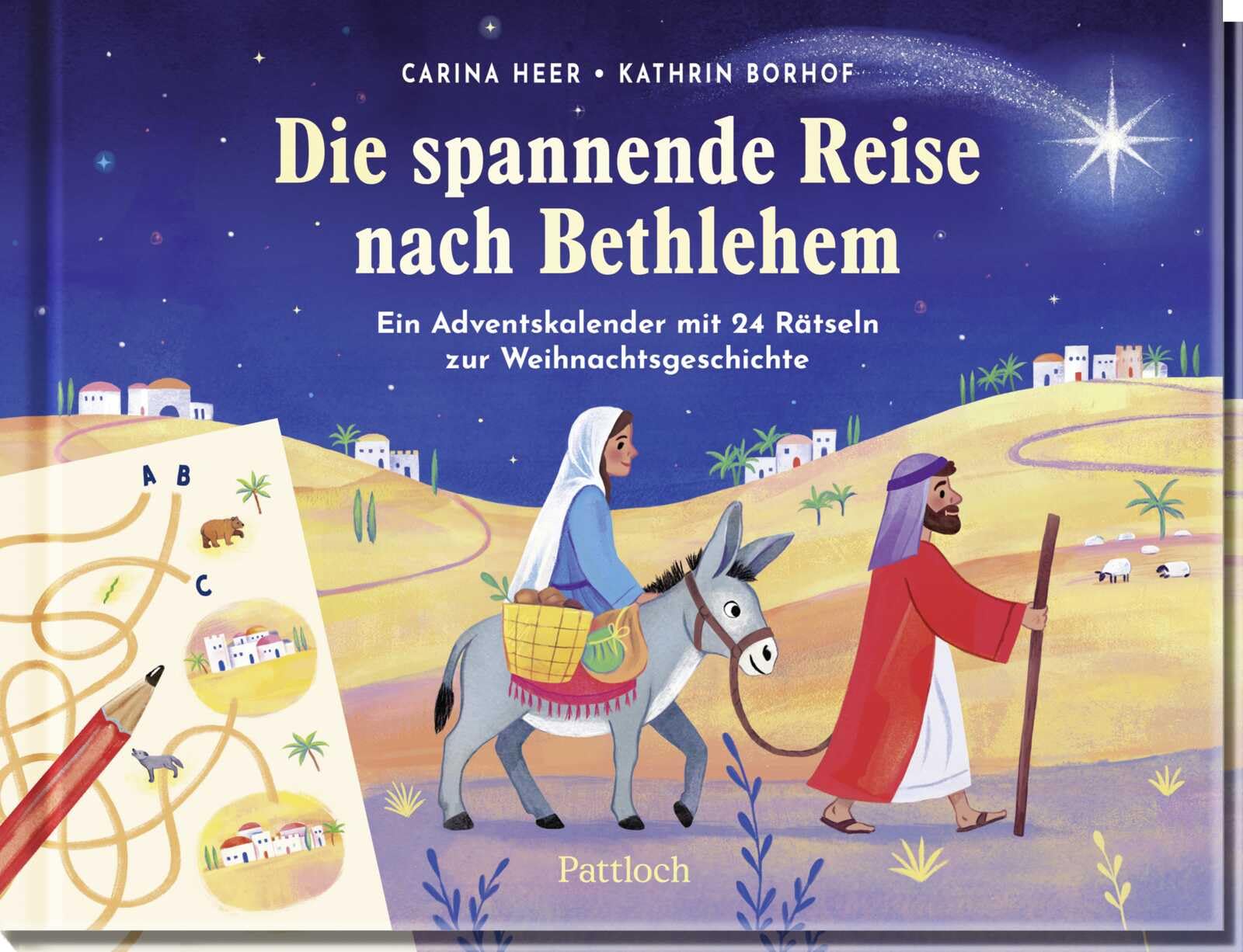 Die spannende Reise nach Bethlehem: Ein Adventskalender mit 24 Rätseln | Adventskalender zum Vorlesen und Miträtseln für Kinder ab 5 Jahren Lifestyle