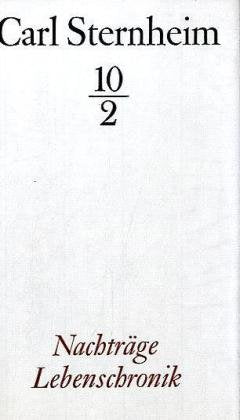 Nachträge - Lebenschronik: Gesamtwerk, Band 10/2 book