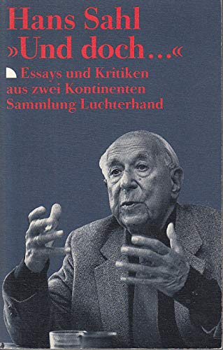 Und doch... (7442 220). Essays und Kritiken aus zwei Kontinenten. Professional & Reference Books