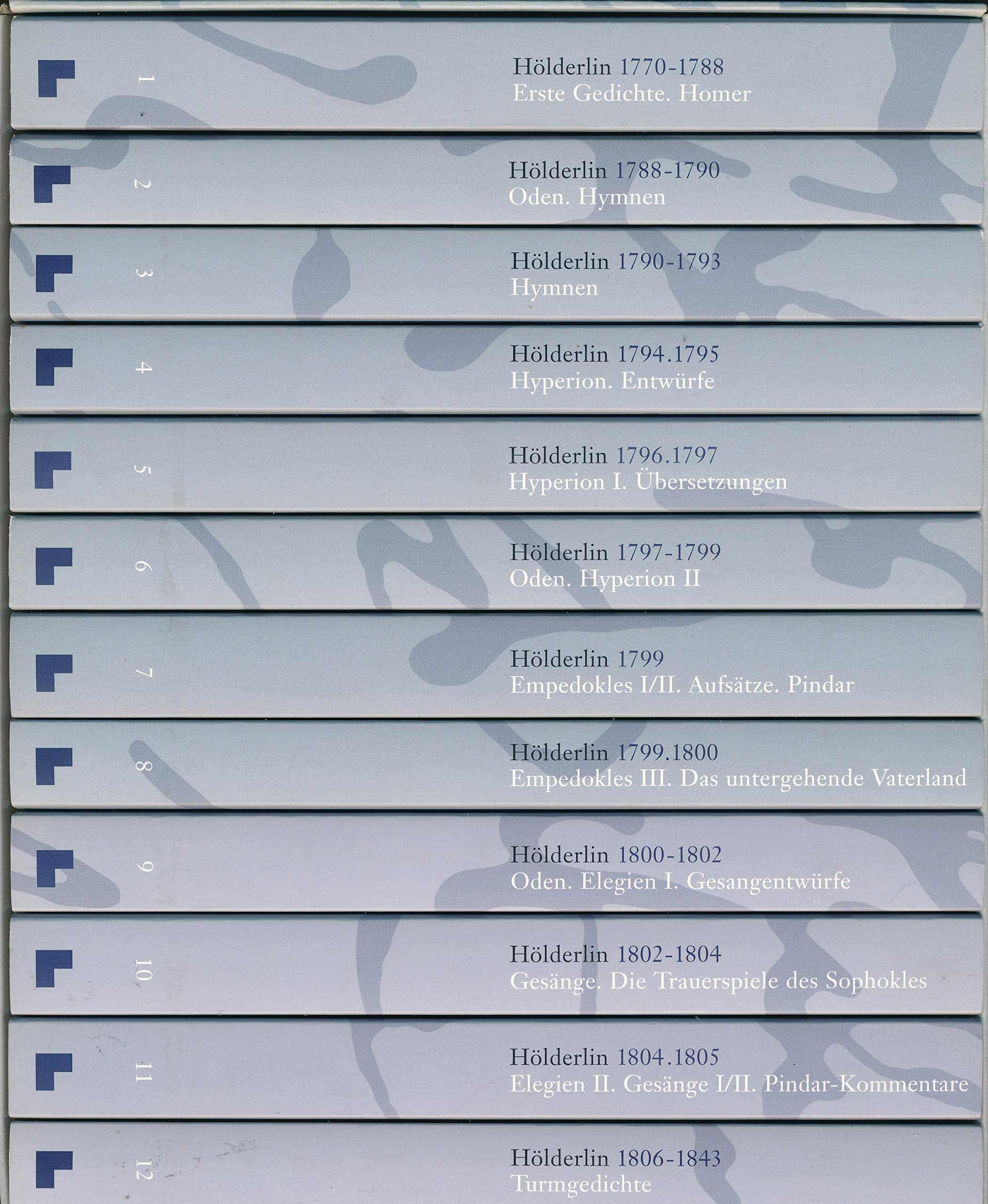 Friedrich Hölderlin: Sämtliche Werke, Briefe und Dokumente. 12 Bände Classics