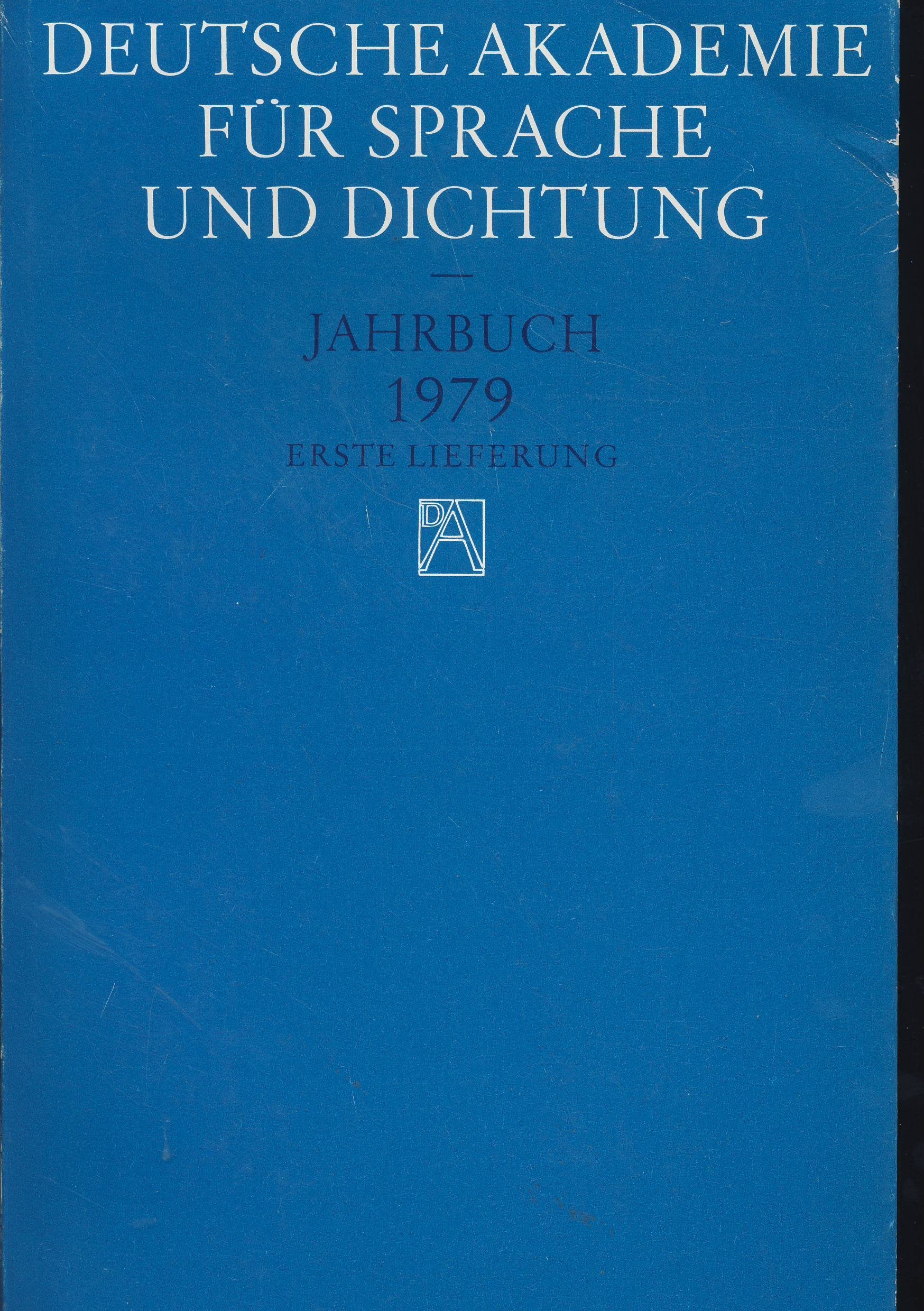 Deutsche Akademie für Sprache und Dichtung. Jahrbuch 1990 Books