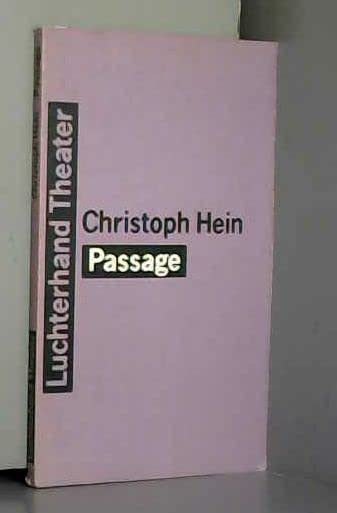 Passage. Ein Kammerspiel in drei Akten Books